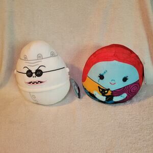 Disney Nightmare Before Christmas Sally & Dr Finklestein Squishmallow Plush NWT